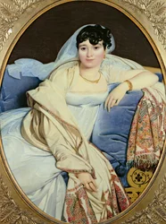 Portrait of Madame Riviere (1773-1848) nee Marie Francoise Jacquette Bibiane Blot de Beauregard, 1805